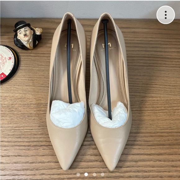 Marc Fisher LTD. Women’s Zala Pointed Toe Pumps in Nude Leather - Picture 6 of 8